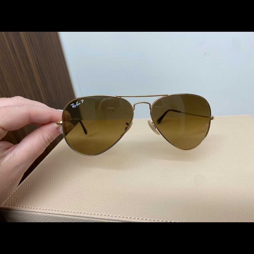 Gold Ray Ban Aviators